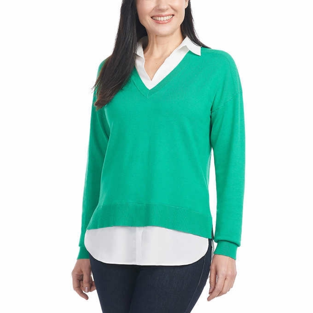 Hilary Radley Ladies' 2-fer Sweater
